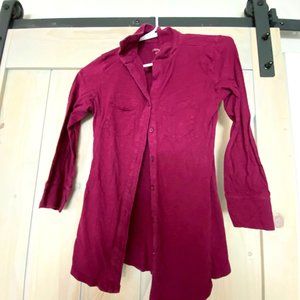 Merona button down top